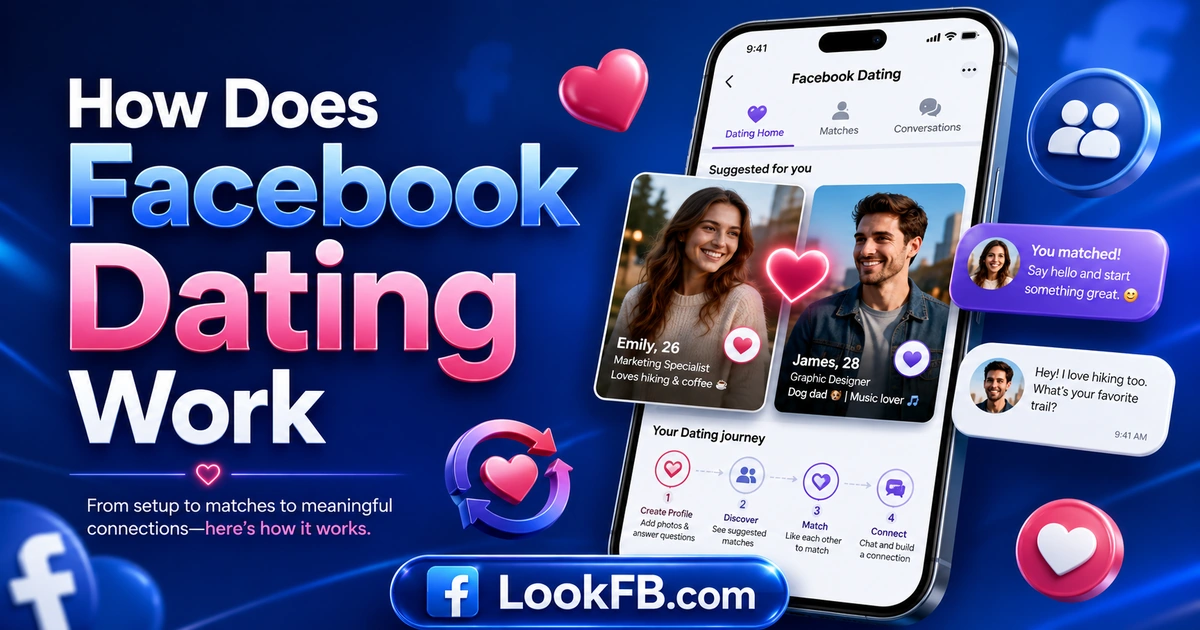 Facebook Dating heart icon