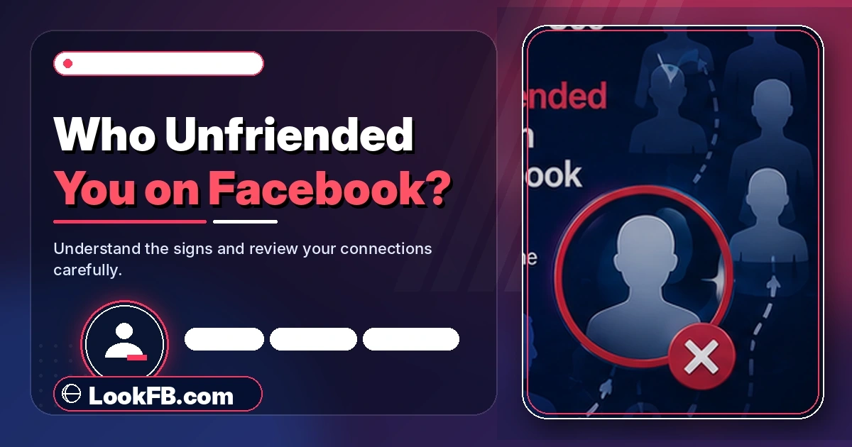 Facebook friends list with a missing profile card