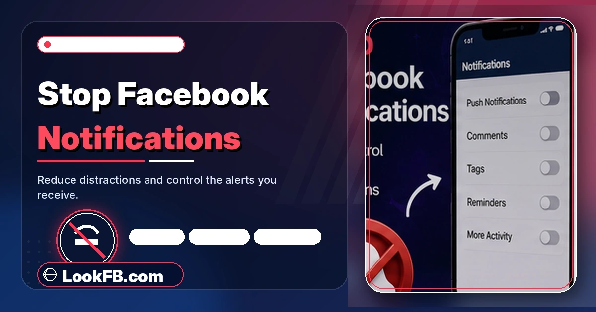 Facebook notification bell with a mute icon